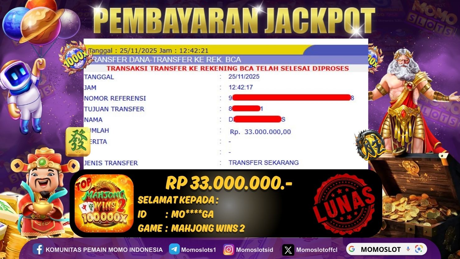 MOMOSLOTS JACKPOT SLOT MAHJONG WINS 2